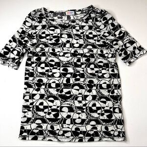 -Lularoe Gigi Jack Skellington Nightmare Before Christmas Dolman Sleeve Shirt XS